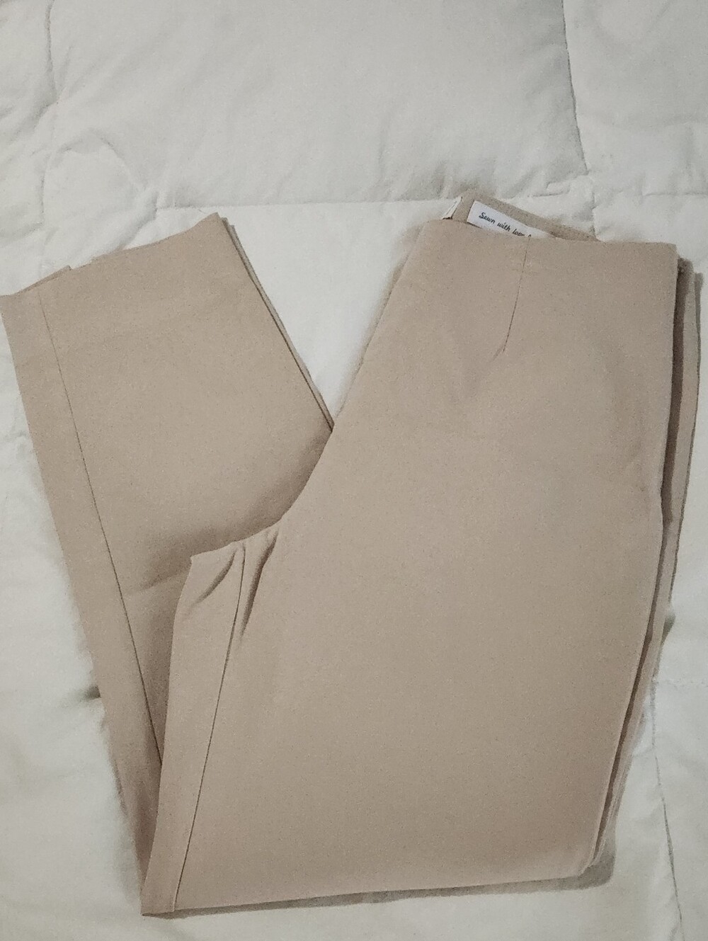 PESERICO Tapered Trousers IT42 US6? Beige Made in Italy